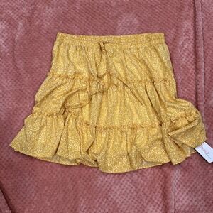 Hibluco XL Lady Floral Skirt Mini Short Ruffle Frill Summer Casual Elastic